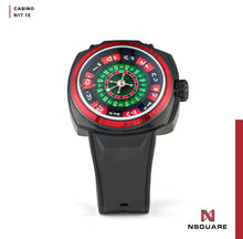 將圖片載入圖庫檢視器 NSQUARE CASINO Automatic Watch 51mm-N17.15 Black/Black Limited Edition 88pcs|NSQUARE賭場系列自動表51米-N17.15黑色/黑色限量版88只