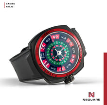 將圖片載入圖庫檢視器 NSQUARE CASINO Automatic Watch 51mm-N17.15 Black/Black Limited Edition 88pcs|NSQUARE賭場系列自動表51米-N17.15黑色/黑色限量版88只