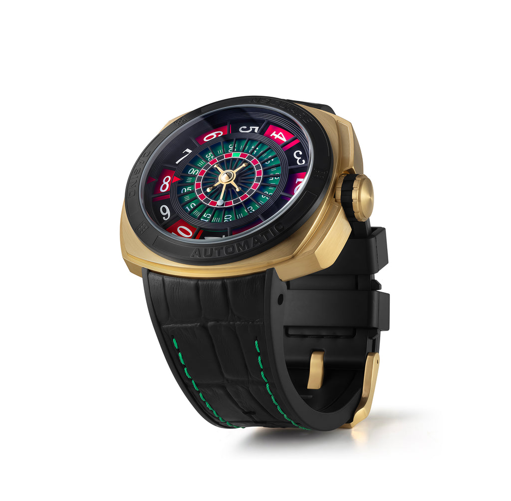 NSQUARE CASINO Automatic Watch 51mm-N17.17 Black/Black Limited Edition 100pcs