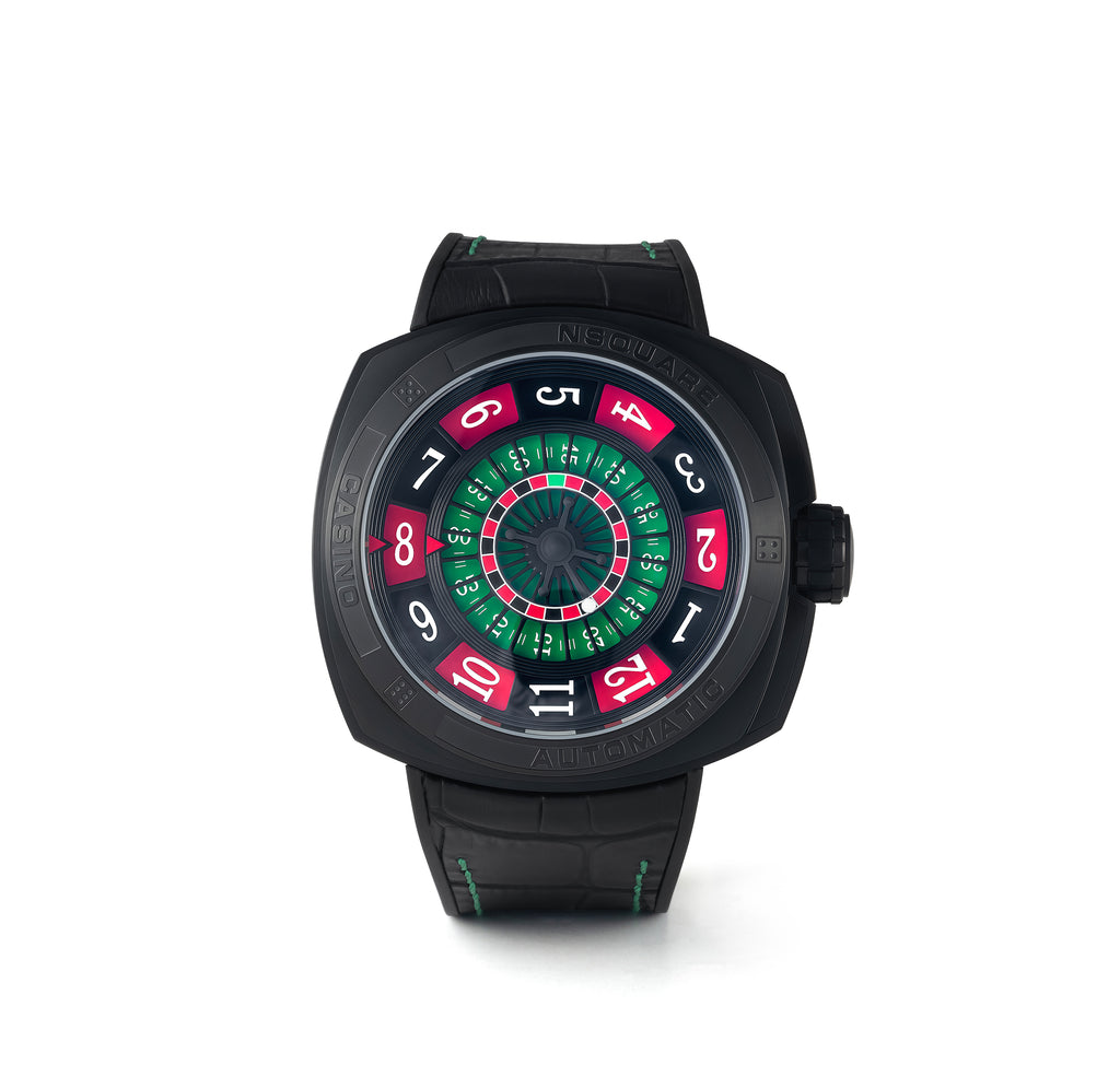 NSQUARE CASINO Automatic Watch 51mm-N17.18 Black/Black Limited Edition 100pcs