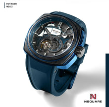 Load image into Gallery viewer, NSQUARE VOYAGER Automatic Watch -51mm  N25.2 Blue/Black|NSQUARE 旅遊者 自動錶-51毫米  N25.2 藍色/黑色