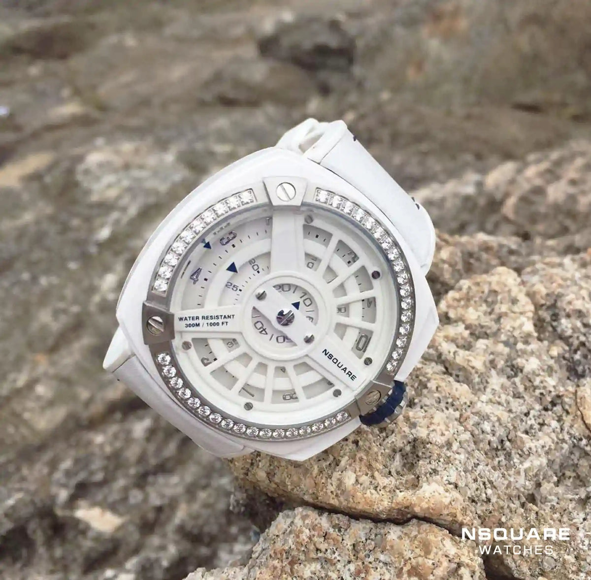NSQUARE Sweetie Quartz Watch -51mm N19.8 White|NSQUARE 甜美系列 石英錶-51毫米 N19.8 白色