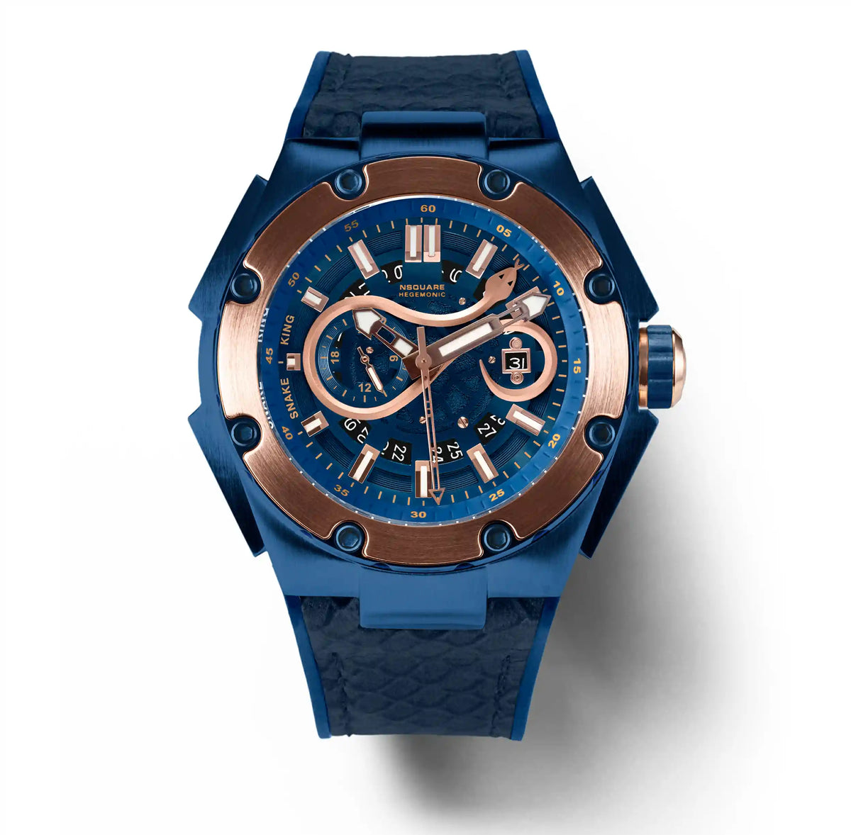 NSquare SnakeKing Automatic Watch 46mm N10.21 Imperial Blue|NSquare蛇皇系列 自動錶 46毫米 N10.21 帝王藍