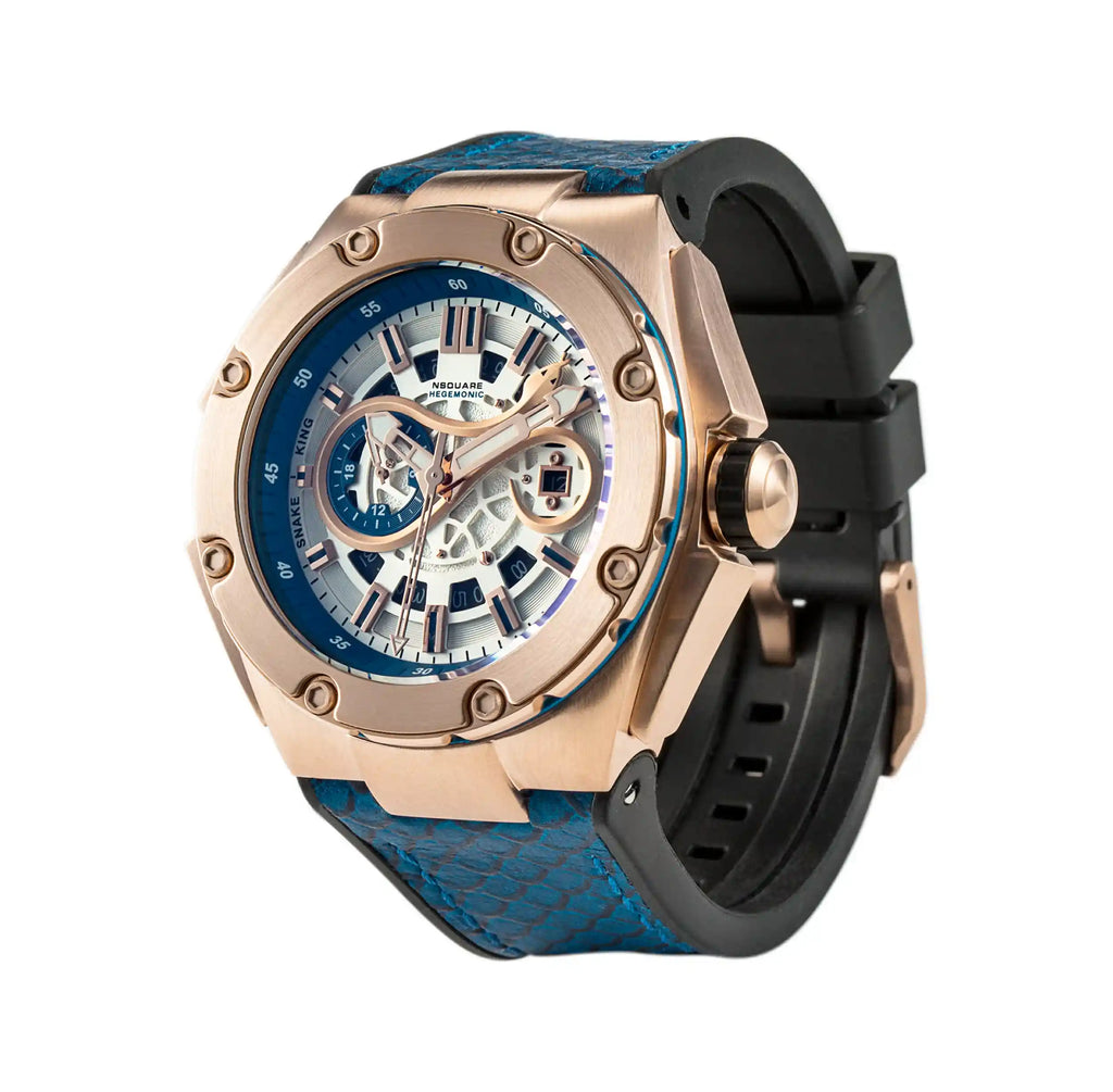 NSQUARE SnakeKing Automatic Watch-46mm N10.10C Magic Blue|NSQUARE 蛇皇系列 自動錶-46毫米  N10.10C魔幻藍