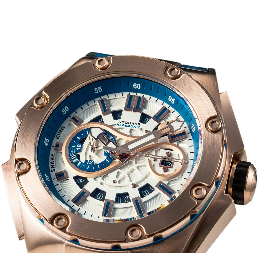 NSQUARE SnakeKing Automatic Watch-46mm N10.10C Magic Blue|NSQUARE 蛇皇系列 自動錶-46毫米  N10.10C魔幻藍