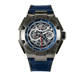 NSQUARE 蛇皇系列 自動錶-46毫米 N10.19 灰藍色