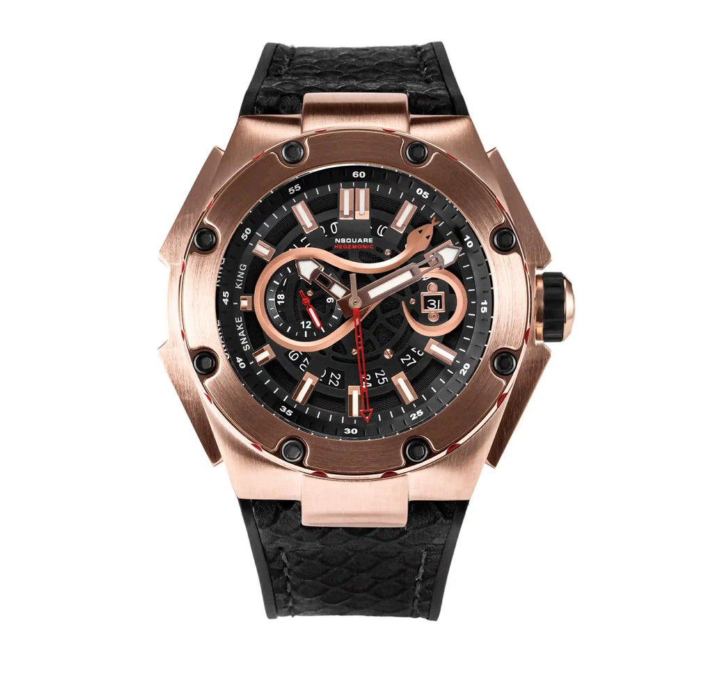 NSquare SnakeKing Automatic Watch - 46mm N10.20 Magic Gold|NSquare蛇皇系列 自動錶 - 46毫米 N10.20 魔幻金