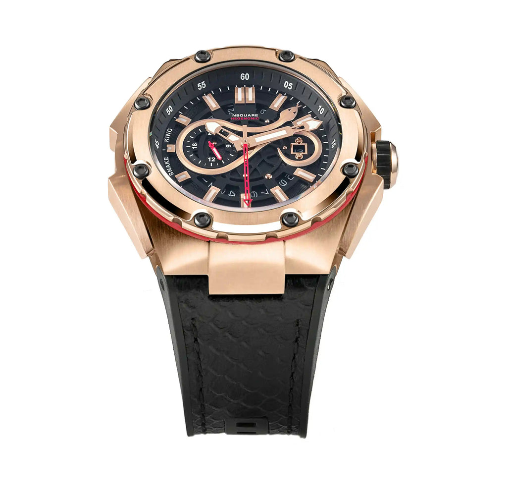 NSquare SnakeKing Automatic Watch - 46mm N10.20 Magic Gold|NSquare蛇皇系列 自動錶 - 46毫米 N10.20 魔幻金