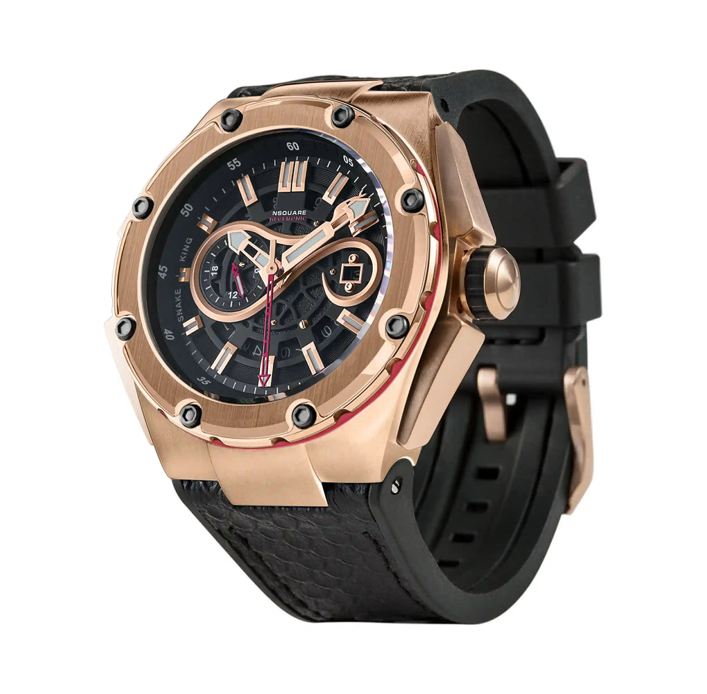 NSquare SnakeKing Automatic Watch - 46mm N10.20 Magic Gold|NSquare蛇皇系列 自動錶 - 46毫米 N10.20 魔幻金