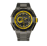 NSQUARE SnakeKing Automatic Watch-46mm N10.3 Gray/Yellow/GrayBracelet|蛇皇系列 自動錶-46毫米 N10.3 灰/黃/灰錶鏈帶