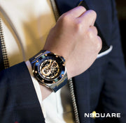 NSquare SnakeKing Automatic Watch 46mm N10.4 RG/Steel/Coastal Blue|NSquare蛇皇系列 自動錶-46毫米  N10.4 海岸藍色