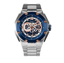 Load image into Gallery viewer, NSQUARE SnakeKing Automatic Watch-46mm N10.4 RG/Steel/SS Bracelet|蛇皇系列 自動錶-46毫米  N10.4 海岸藍色/不銹鋼錶鏈帶