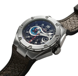 NSQUARE SnakeKing Automatic Watch-46mm N10.7 Chocolate/Steel|蛇皇系列 自動錶-46毫米  N10.7 朱古力/鋼色