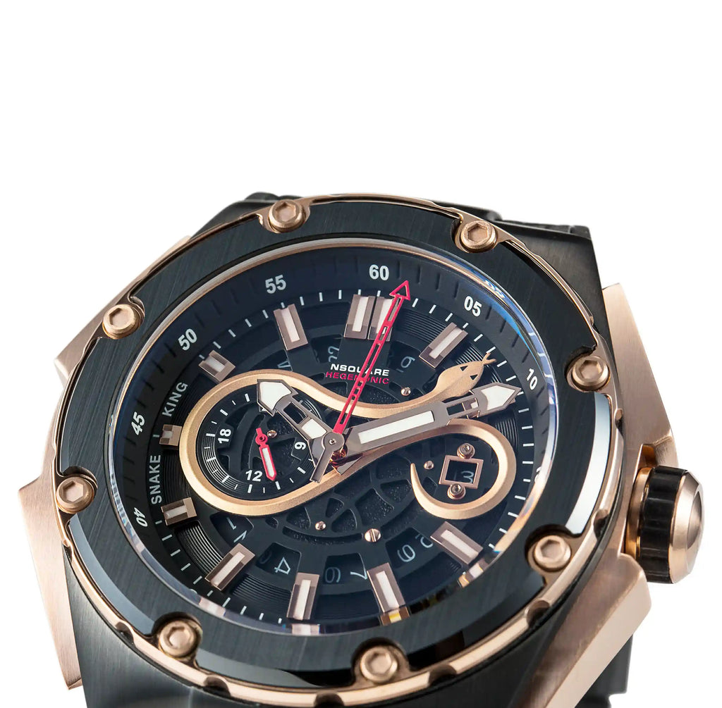 NSQUARE SnakeKing Automatic Watch-46mm N10.8 Devil Gold Ceramic|NSQUARE 蛇皇系列 自動錶-46毫米  N10.8魔王金陶瓷