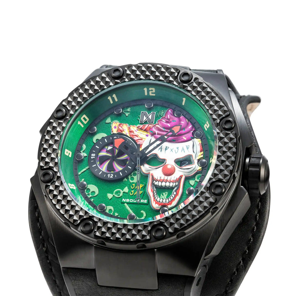 NSQUARE JAPJAP AUTOMATIC WATCH - 46MM N42.2 Violent green|NSQUARE JAPJAP系列 自動錶-46毫米 N42.2 狂暴綠色 限量版