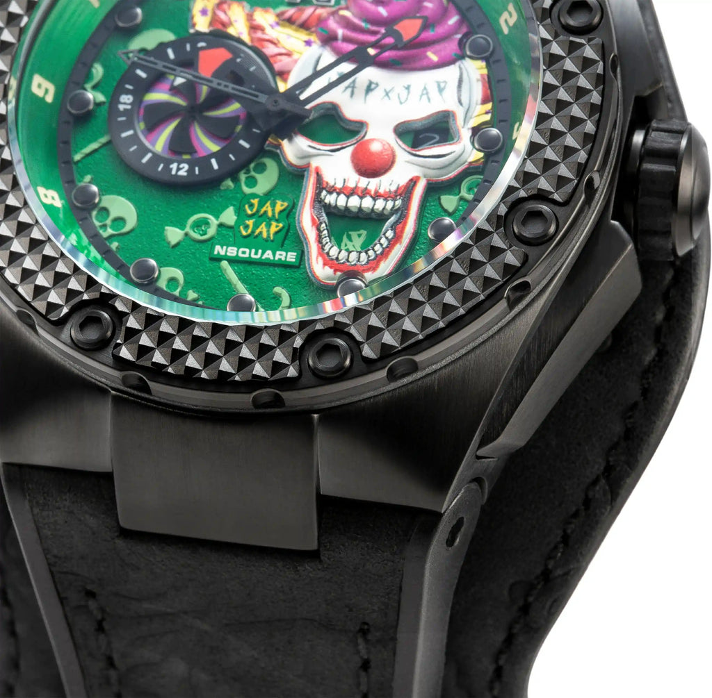 NSQUARE JAPJAP AUTOMATIC WATCH - 46MM N42.2 Violent green|NSQUARE JAPJAP系列 自動錶-46毫米 N42.2 狂暴綠色 限量版