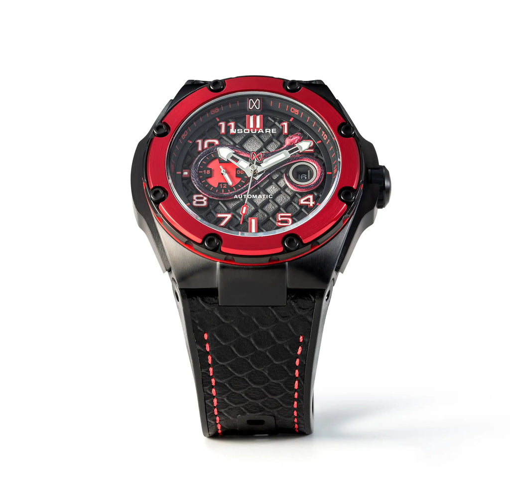 NSquare Snake Special Edition Automatic Watch - 46mm N51.3 Firestorm Red|NSquare蛇系列 特別版本 自動錶 - 46毫米 N51.3火暴紅