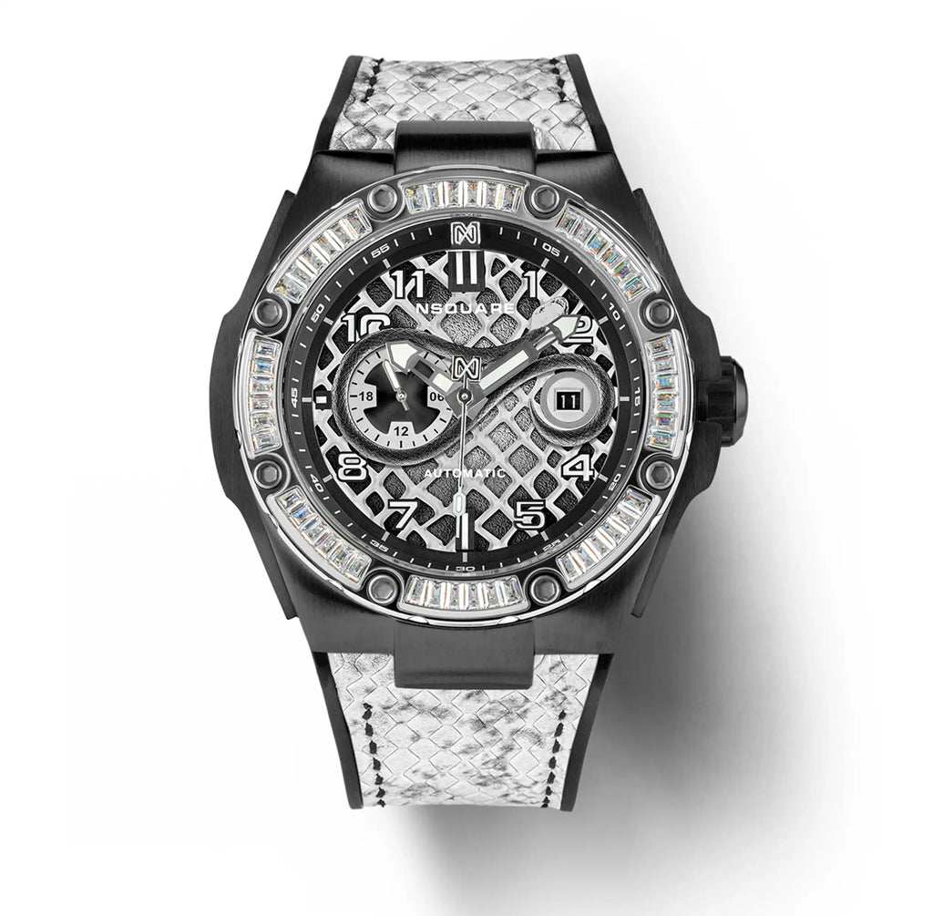 NSquare蛇系列 自動錶 - 46毫米 特別版本 N51.2 白色