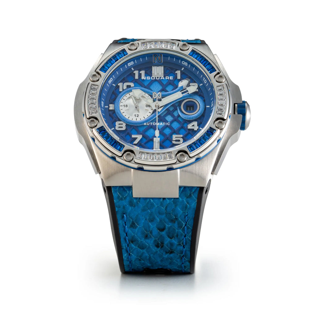 NSQUARE 蛇系列 自動錶-46毫米 特別版本 N51.7寶瑰藍