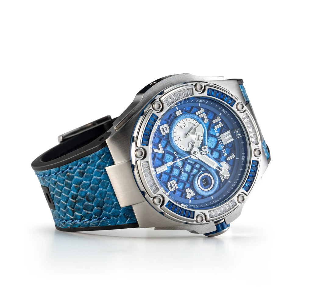 NSQUARE 蛇系列 自動錶-46毫米 特別版本 N51.7寶瑰藍