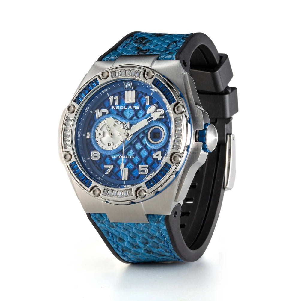 NSQUARE 蛇系列 自動錶-46毫米 特別版本 N51.7寶瑰藍
