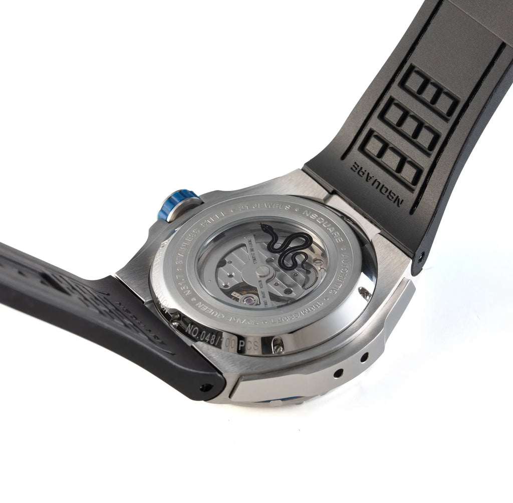 NSQUARE 蛇系列 自動錶-46毫米 特別版本 N51.7寶瑰藍