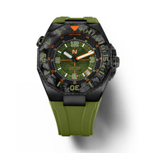Load image into Gallery viewer, Ocean Speed NS-27.5 Black / Green Diver Swiss Automatic