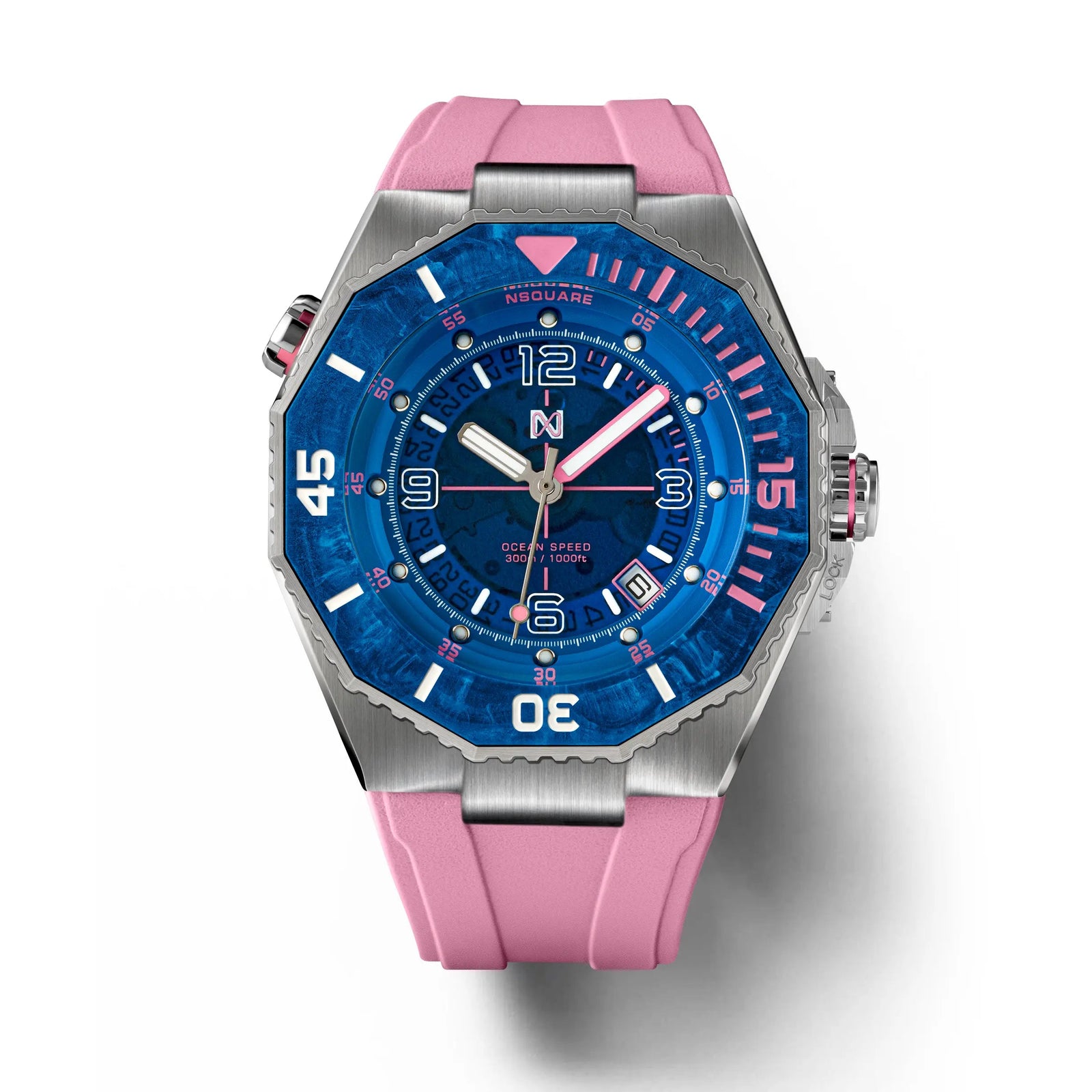Ocean Speed NS-27.6 PINK Diver Swiss Automatic