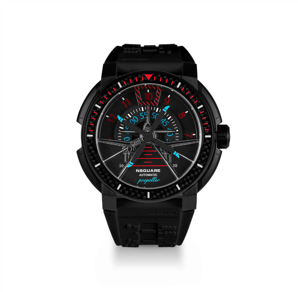 NSQUARE Propeller Automatic Watch - 48mm N26.2 Black|NSQUARE 螺旋槳 自動錶-48毫米 N26.2 黑色