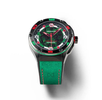 NSQUARE Casino Royale Automatic N40.1 GREEN/BLACK LIMITED EDITION|NSQUARE皇家賭場系列 自動錶N40.1 綠色/黑色限量版