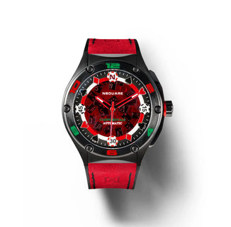 NSQUARE Casino Royale Automatic N40.3 RED/BLACK LIMITED EDITION|NSQUARE皇家賭場系列 自動錶N40.3 紅色/黑色限量版