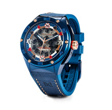 將圖片載入圖庫檢視器 NSQUARE Casino Royale Automatic N40.4 Blue/RG LIMITED EDITION|NSQUARE皇家賭場系列 自動表N40.4 藍色/玫瑰金限量版