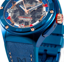 將圖片載入圖庫檢視器 NSQUARE Casino Royale Automatic N40.4 Blue/RG LIMITED EDITION|NSQUARE皇家賭場系列 自動表N40.4 藍色/玫瑰金限量版