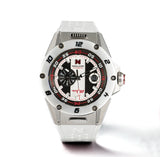 NSQUARE DYNAMIC RACE AUTOMATIC WATCH 46MM N31.3 SS/CERAMIC WHITE/WHITE|NSQUARE DYNAMIC RACE自動錶 46毫米 N31.3鋼/白色陶瓷/白色