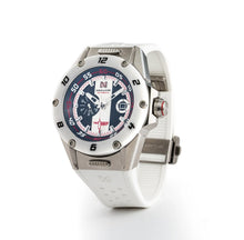 Load image into Gallery viewer, NSQUARE DYNAMIC RACE AUTOMATIC WATCH 46MM N31.3 SS/CERAMIC WHITE/WHITE|NSQUARE DYNAMIC RACE自動錶 46毫米 N31.3鋼/白色陶瓷/白色