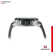 Load image into Gallery viewer, NSQUARE DYNAMIC RACE TOURBILLON WATCH 46MM N33.1 STEEL/CERMAIC BLACK LIMITED EDITION|NSQUARE DYNAMIC RACE陀飛輪46毫米 N33.1 鋼/黑陶瓷 限量版