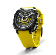 NSQUARE NICK II AUTOMATIC WATCH 45MM N12.1 BLACK/YELLOW/YELLOW |NSQUARE NICK II自動錶 45毫米 N12.1 黑色/黃色/黃色