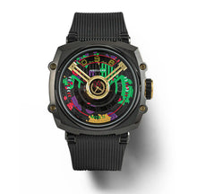 Load image into Gallery viewer, NSquare NICK II Automatic Watch 45mm N12.3 Black/Gold|NSquare NICK II自動錶 45毫米 N12.3 黑/金