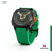 NSQUARE NICK II AUTOMATIC WATCH 45MM N12.4 GREEN |NSQUARE NICK II自動錶 45毫米 N12.4 綠色