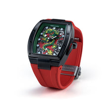 Load image into Gallery viewer, Dragon Overloed Automatic N57.2 Black/Red