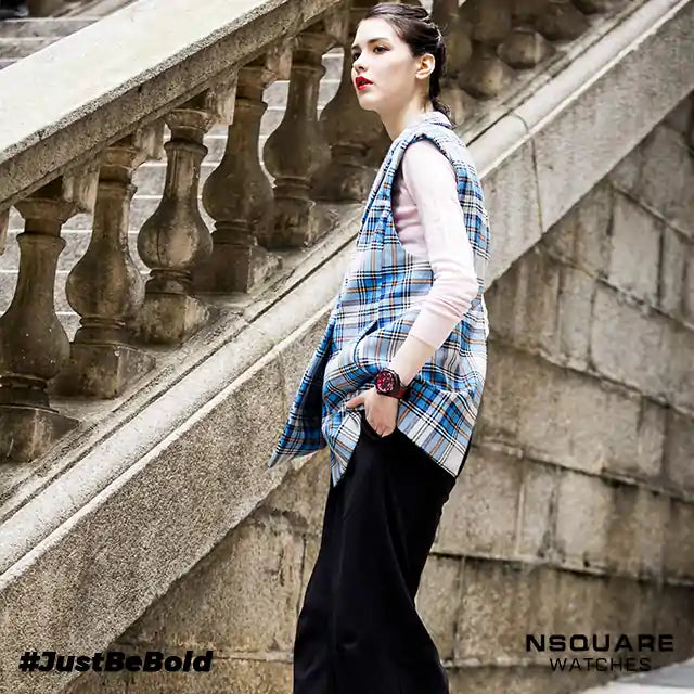 NSquare SnakeQueen Automatic Watch 46mm N11.1 Red|NSquare蛇后系列 自動錶 46毫米N11.1紅色