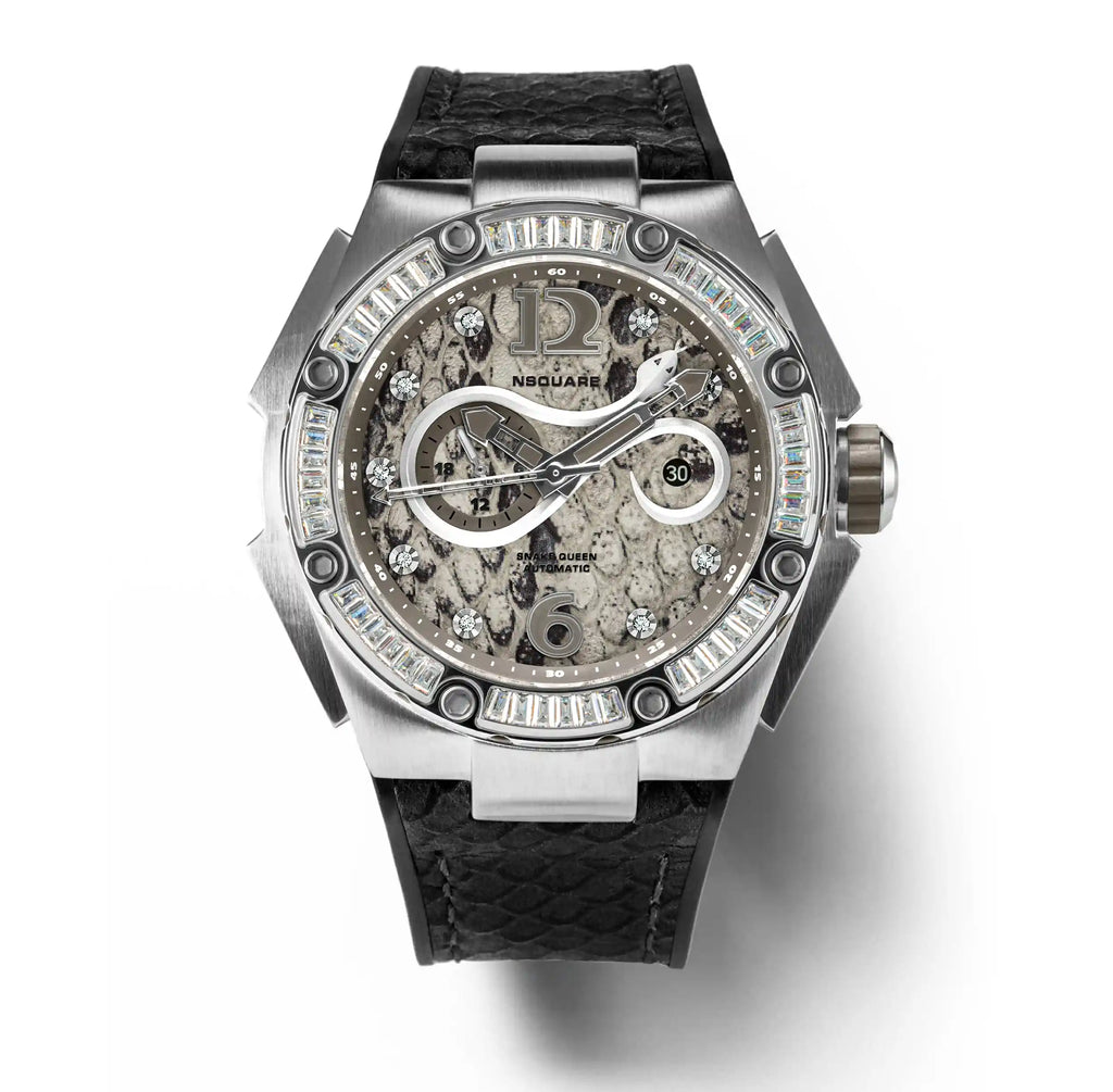 SnakeQueen Automatic Watch-46mm  N11.2 White