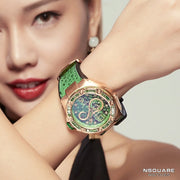 NSquare SnakeQueen Automatic Watch 46mm N11.3 SPRING GREEN|NSquare蛇后系列 自動錶-46毫米  N11.3 春天綠色