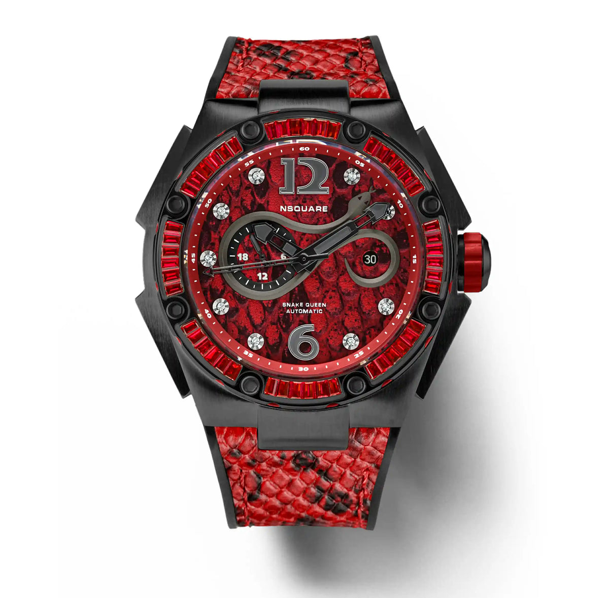NSquare SnakeQueen Automatic Watch 46mm N11.1 Red|NSquare蛇后系列 自動錶 46毫米N11.1紅色