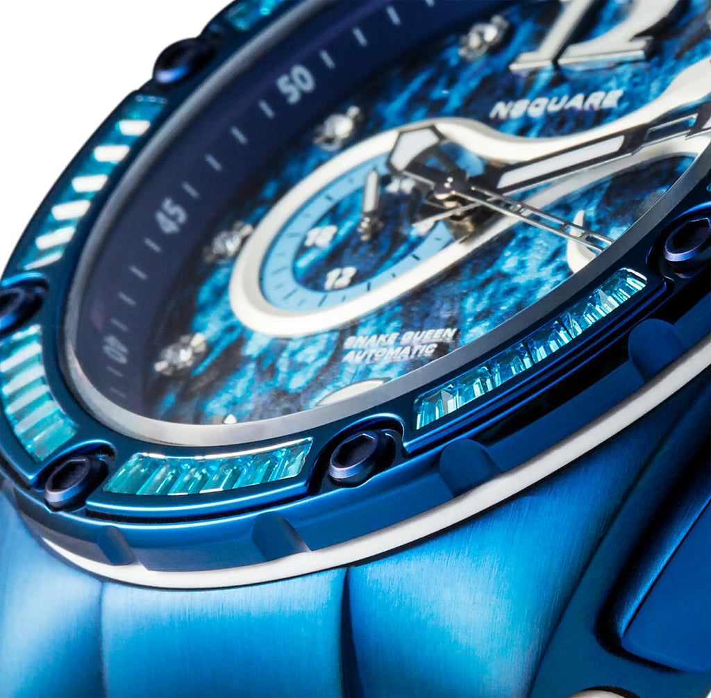 NSQUARE SnakeQueen Automatic Watch-46mm  N11.9 Hyper Blue | NSQUARE 蛇后系列 自動錶-46毫米  N11.9超艷藍