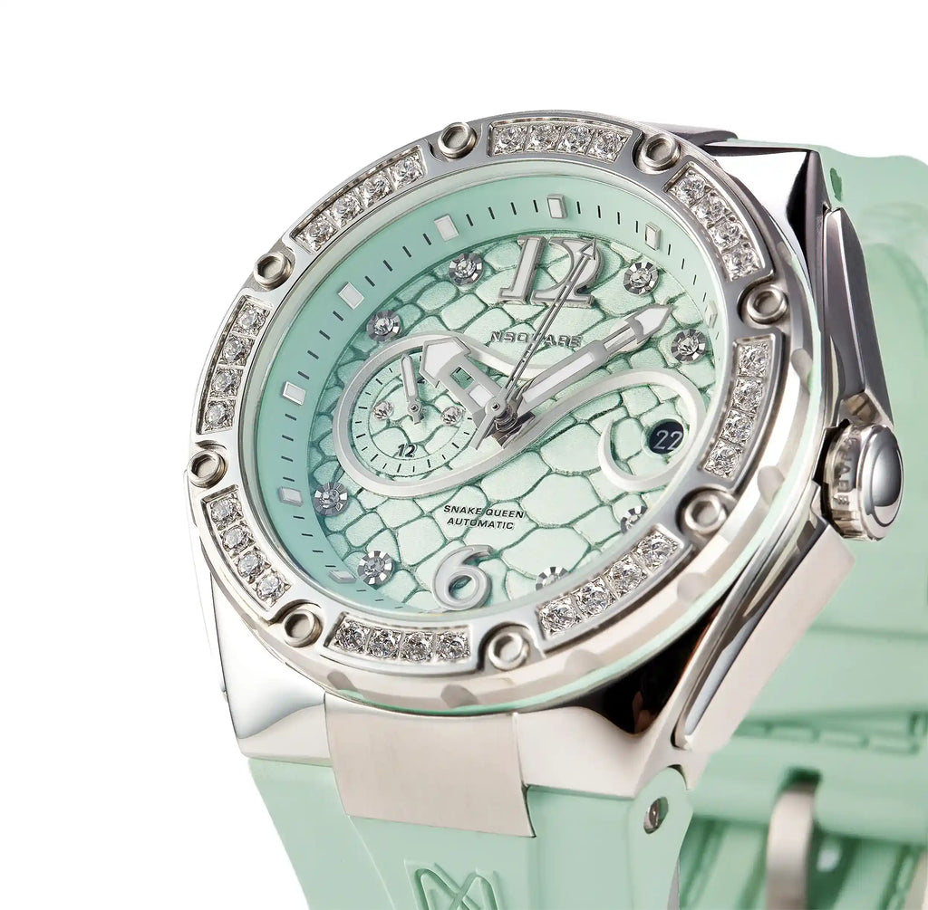 NSquare SnakeQueen39mm Automatic Watch - N48.1 Turquoise|NSquare蛇后39毫米系列 自動錶 N48.1 綠松色
