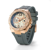 NSQUARE SnakeQueen39mm Automatic Watch- N48.2 RG/Gray|NSQUARE 蛇后39毫米系列 自動錶. N48.2玫瑰金色/冷灰色