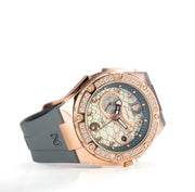 NSQUARE SnakeQueen39mm Automatic Watch- N48.2 RG/Gray|NSQUARE 蛇后39毫米系列 自動錶. N48.2玫瑰金色/冷灰色