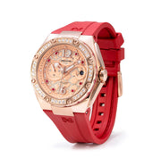NSquare SnakeQueen39mm Automatic Watch N48.6 RG/Night Maroon Red|NSquare蛇后39毫米系列 自動錶 N48.6 玫瑰金色/夜栗紅色