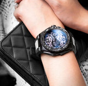 SnakeQueen Automatic Watch-46mm  N11.14 Night Shade